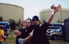 Siete with Carl from Reveille at LocoBazooka 2000