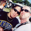Siete with Sonny of P.O.D. at LocoBazooka 2000