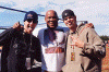 Siete and Jeff with Tony Atlas at LocoBazooka 2000